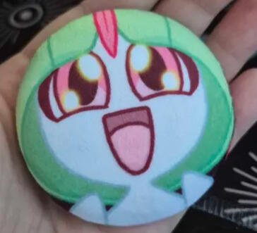 Ralts Plush Badge