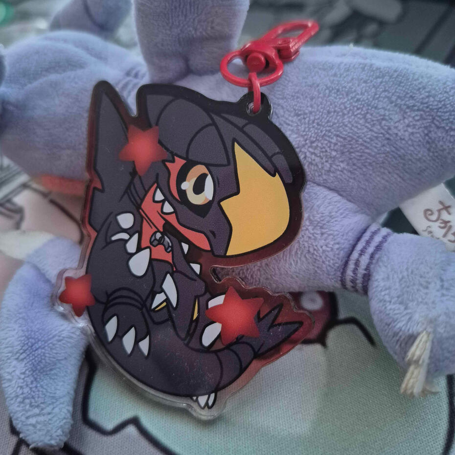 Rocket Acrylic Keychain